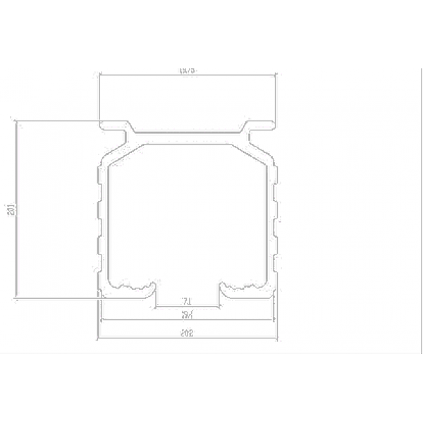 Карниз для штор CS45 